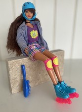 Vintage 1995 Mattel Inline Skating Midge Bend & Move Barbie Doll Complete RARE