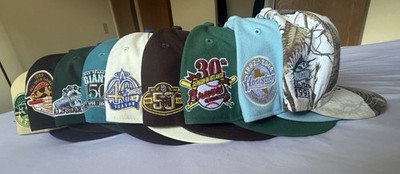 New Era 59Fifty Fitted Baseball Cap Size 7 5/8 Lot Of 9