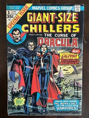 Marvel Giant-Size Chillers #1. First Appearance Lilith. Dracula. 1974