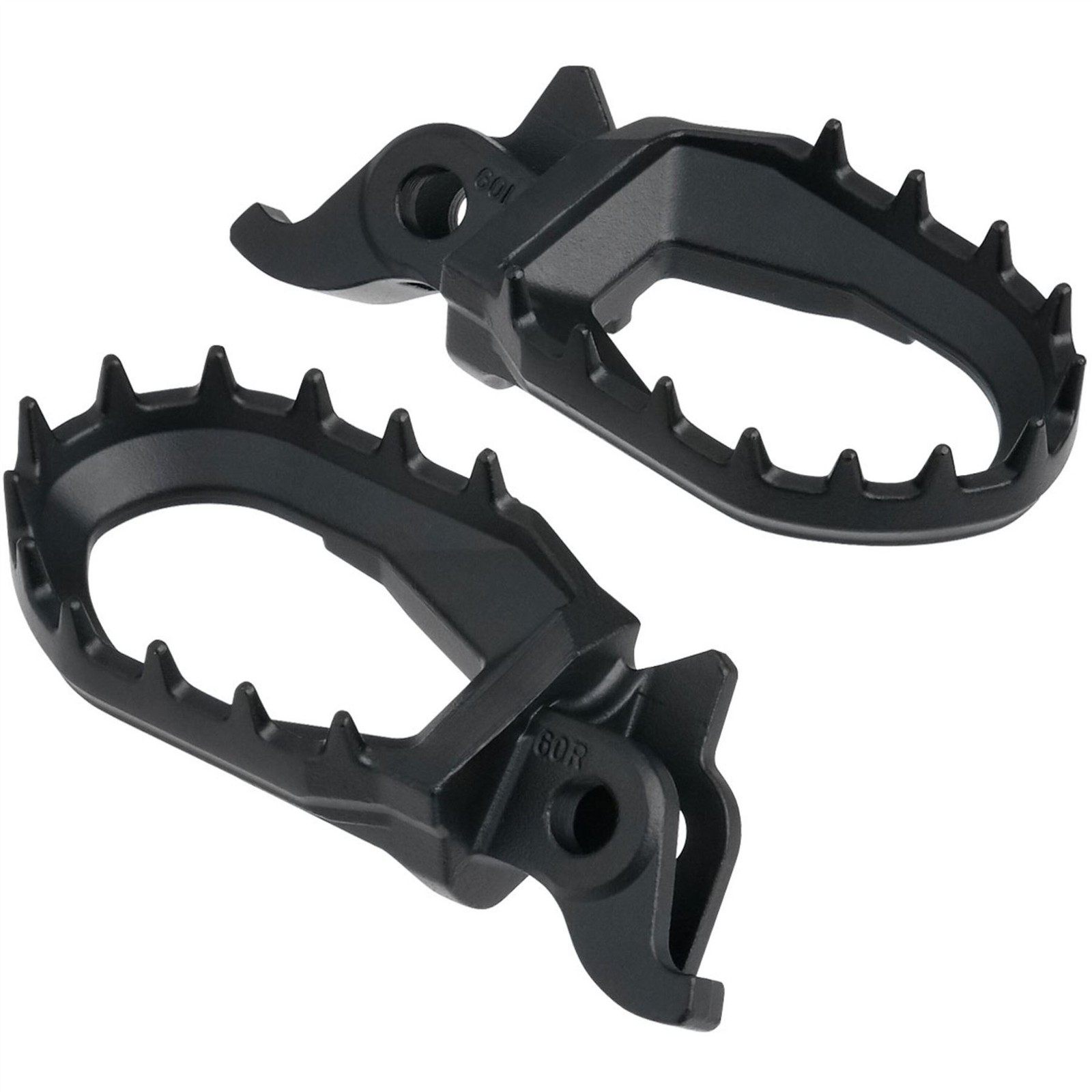 ZETA MAX Foot Pegs Honda CR/CRF 02-26 Black MX Motocross off-Road