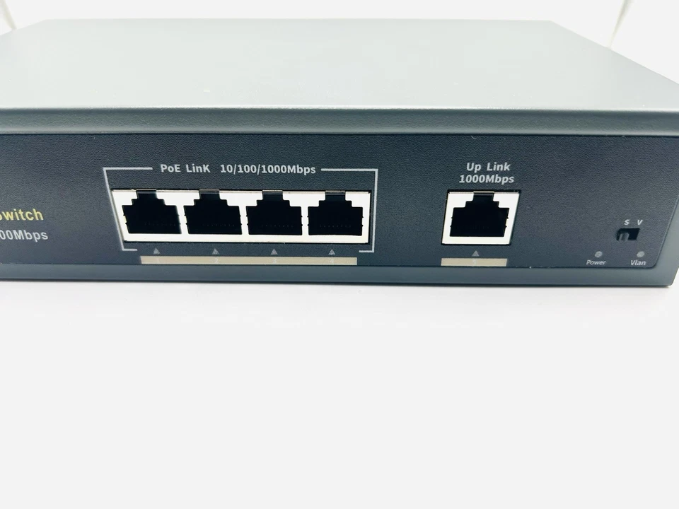 Ztyuav- Unmanaged PoE Switch ( 4* 1000Mbps + 1* 1000Mbps ) Model Z-BZQQ0410-C  - Image 4 of 4