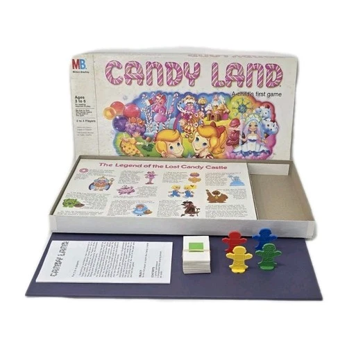 Candy Land A Child's First Game Vintage 1984 Edition Milton Bradley Complete