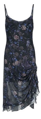 Jawbreaker Mittellanges Kleid Damen Purple Night Crows Mesh Midi Dress