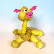 Vintage 1996 Yesi Pufalump extendable neck Giraffe Plush