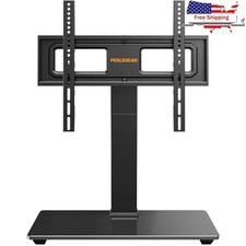 Universal Swivel TV Stand for 32–70 inch TVs,Adjustable Table Top TV Stand Mount
