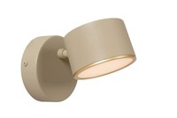 LED Deckenlampe Taupe Schwenkbar Touchdimmer B:11 Cm 2700 K Deckenleuchte Flur