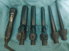 Anjou 5 in 1 Curling Wands Set