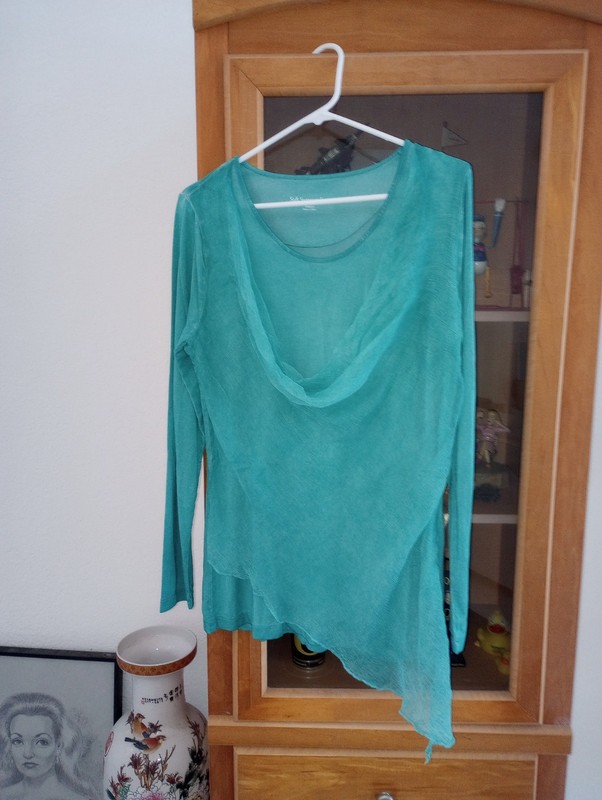Soft Surroundings Silk Angelique Top Medium NWT