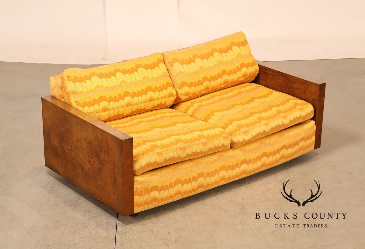 Milo Baughman For Thayer Coggin Mid Century Modern Two Seat Sofa