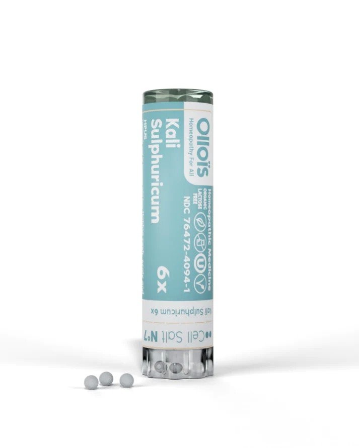 Гомеопатическая клеточная соль Ollois #7 - Kali Sulphuricum 6x - Органическая и веганская 80