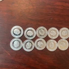 Lot of 10 1/10th Oz. St Helena Silver Rounds 2023 .999 Fine Silver  King Charles