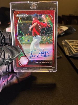 Tanner Mcdougal Auto Panini Prism Out Of 99, 2021 Number Pdp155