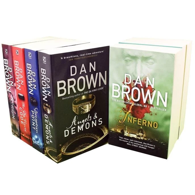 Dan Brown 7 Books Collection Set Robert Langdon Series Inferno, Orig | Dan Brown - Image 3 of 4