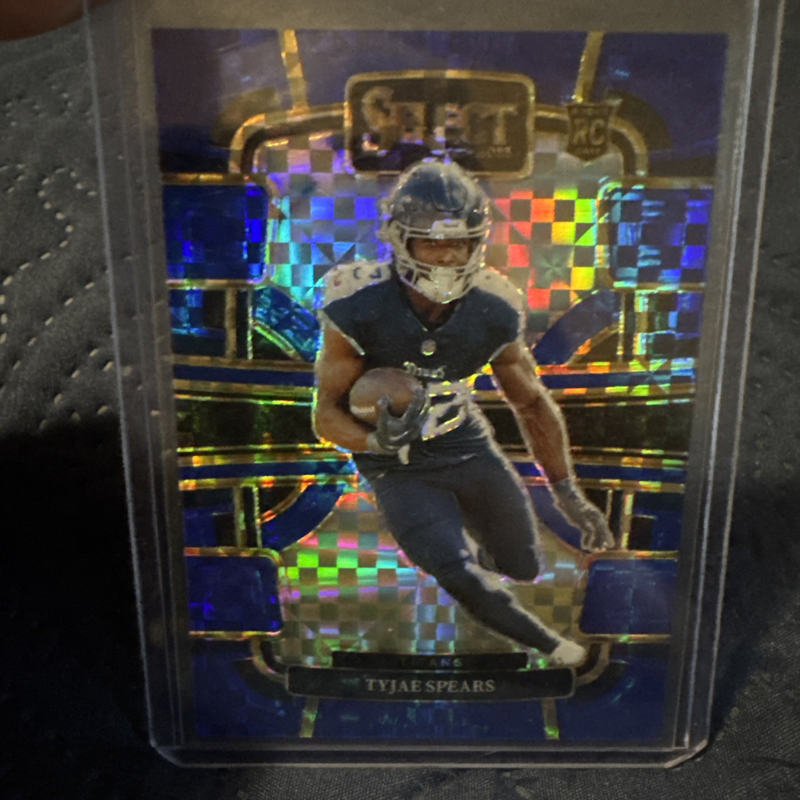 2023 Panini Select - Concourse Tyjae Spears #97 Blue Prizm /199 (RC)