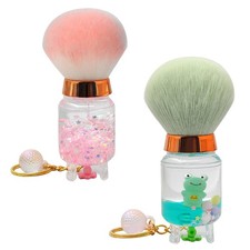 Pinceau de maquillage Portable, brosse à poudre suspendue pour surligneur,