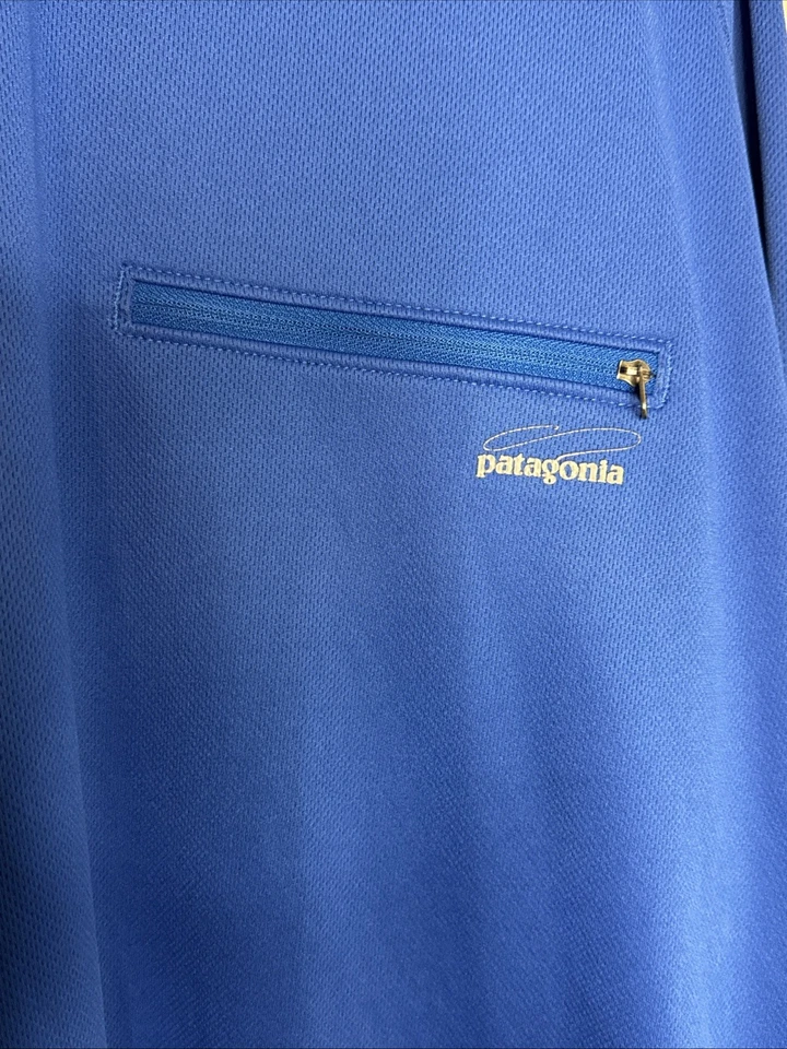 Patagonia Men’s Fly Fishing Sunshade Long Sleeve Shirt Size XL Blue - Image 2 of 4