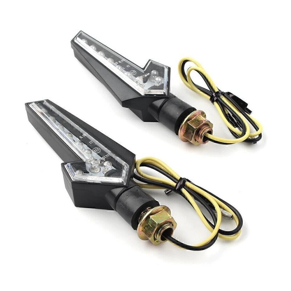 Универсальный мотоциклетный светодиодный указатель поворота 12 В лампа на заказ туристический - Изображение 4 из 4