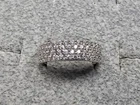 GRANDMA GRABE'S BEAUTIFUL VINTAGE 925 STERLING SILVER 3.94G CZ BAND RING SIZE 8