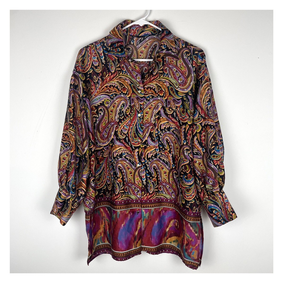 blusa paisley zara