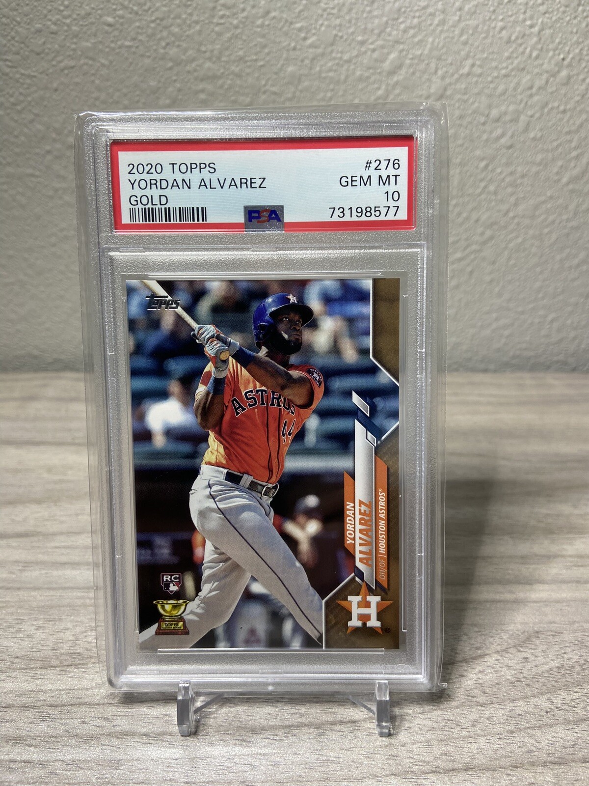 2020 Topps Yordan Alvarez Gold Rookie /2020 PSA 10 #276