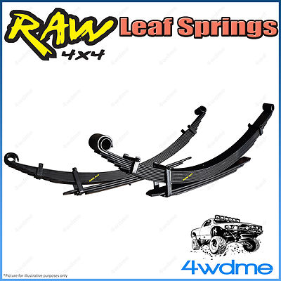 Ford Ranger PJ PK 4WD RAW Rear Leaf Springs Heavy Load 200-400kg 2 ...