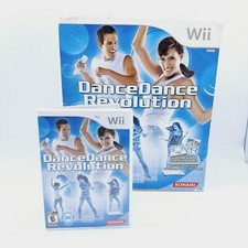 Wii Dance Dance Revolution Game Mat and Game Complete in Box CIB Manual