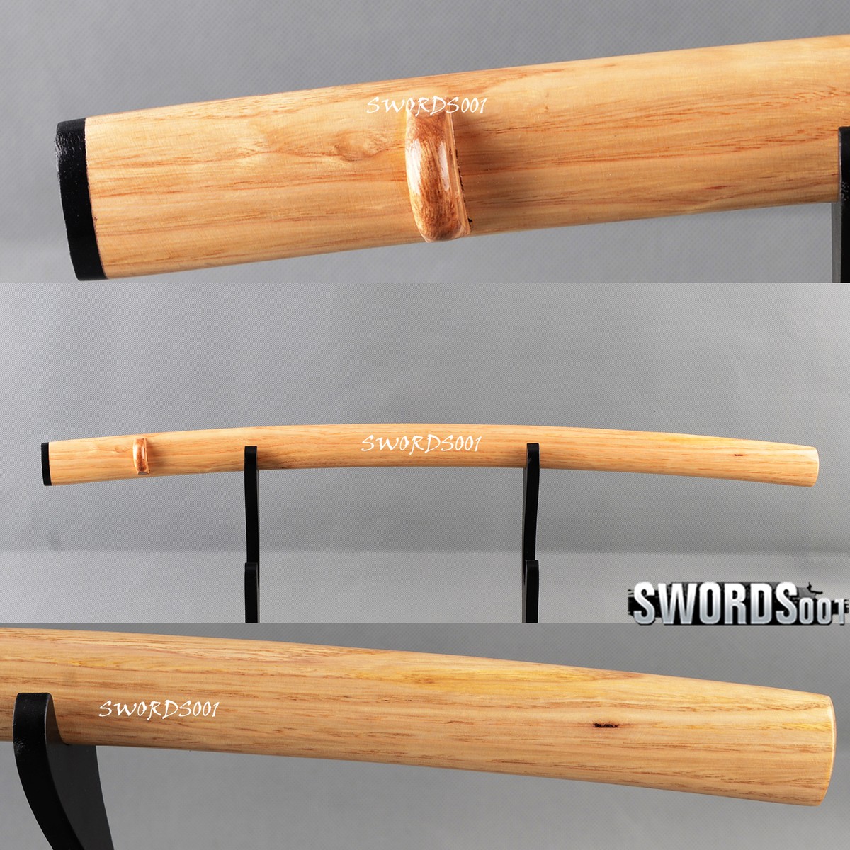 30''Natural Hardwood Katana Saya Sheath Scabbard for Japanese