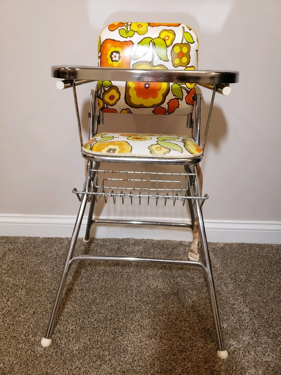 家具 Vtg Humilton Cosco Child Chair Cosco Folding Vintage Cosco Metal High Chair Vintage 1960's-1970's