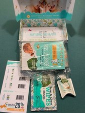 Seventh Generation Travel Box 2 Diapers 2 Wipes Lotion New Trial Baby Care Kit