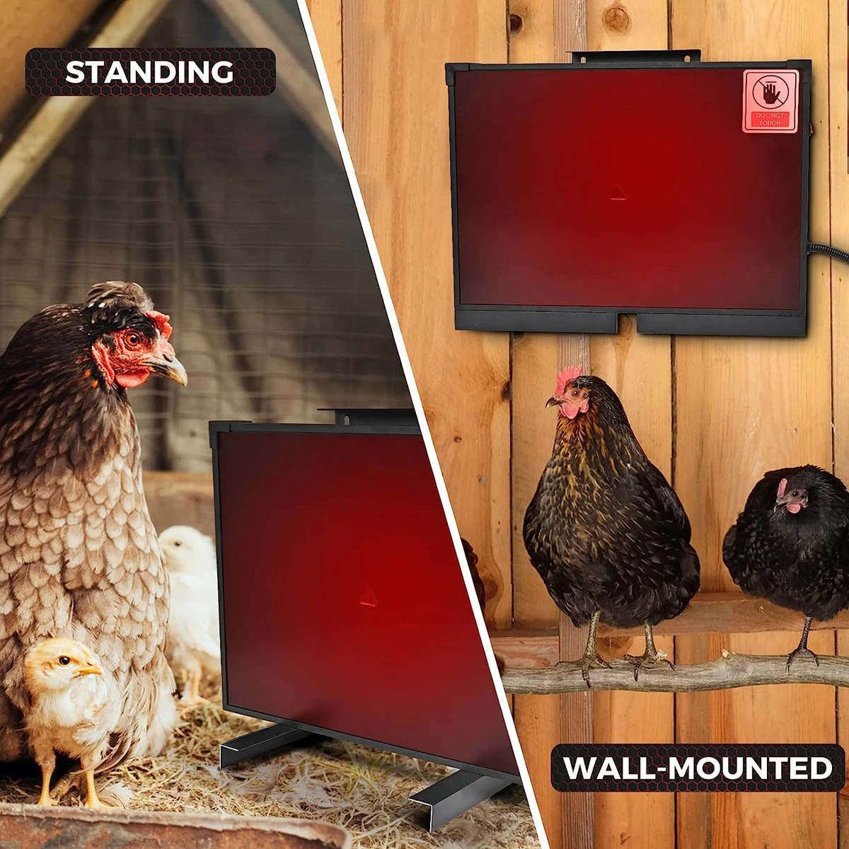 Chicken Coop Heater, Radiant Heat Chicken Heater Heating Panel Chicken Coop  Acce | eBay