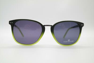 Tom Tailor 63509 Black Green Oval Sunglasses Glasses New