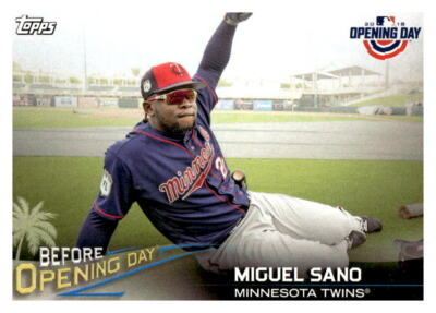 2018 Topps Opening Day Before Opening Day #BODMS Miguel Sano Insert