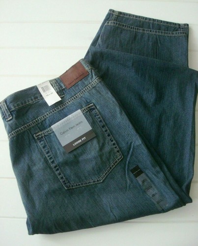 NEW Calvin Klein Blue Jeans LOOSE Fit 