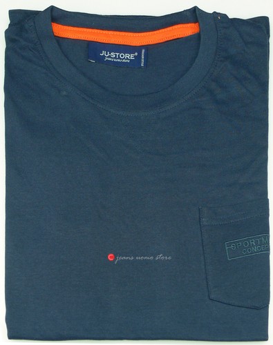 Maglietta mezza manica corta TAGLIE FORTI t shirt cotone con taschino da M a 5XL - Foto 23 di 25