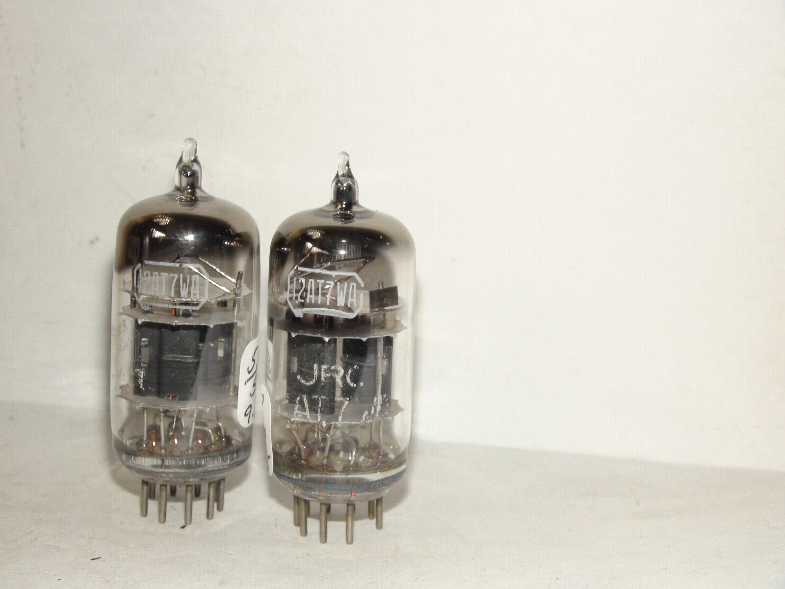 2 Vintage JRC Rca 12AT7WA ECC81 Vacuum Tubes Very Strong and Balanced