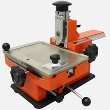 Label Semi-Automatic Sheet Embosser Metal Stamping Printer Marking Machine 6mm