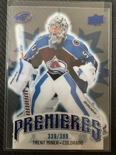 Trent Miner 2024-25 Upper Deck Ice Premieres Blue Parallel RC #339/399