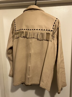Deerwear Soft Deerskin Leather Fringe Jacket Made in USA Deerwear Soft Deerskin Leather Fringe Jacket Made in USA