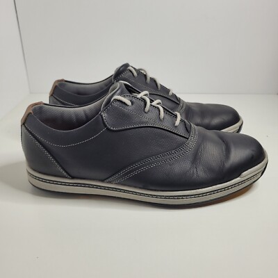 FootJoy Men\'s Contour Casual Spike-less Leather Golf Shoes Black Size 10M FootJoy Golf Contour Casual Previous Season Spikeless Shoes  main image 4