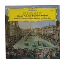 1973 GERMAN NM DG 2530 247 STEREO ADAGIO BPO KARAJAN COVER NM/NM