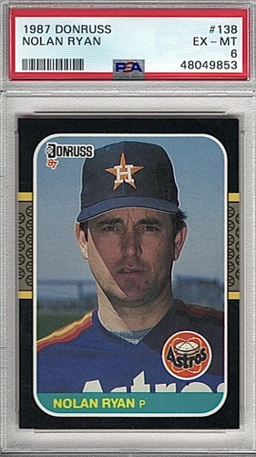 Nolan Ryan 1987 Donruss #138 PSA 6 EX-MT