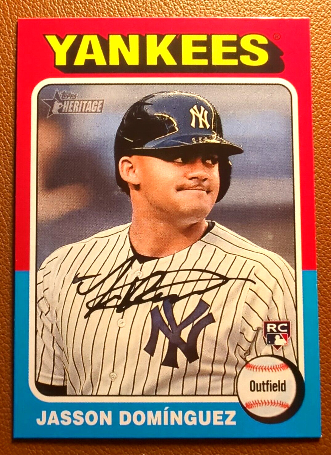 2024 Topps Heritage - Rookies #399 Jasson Dominguez (RC)