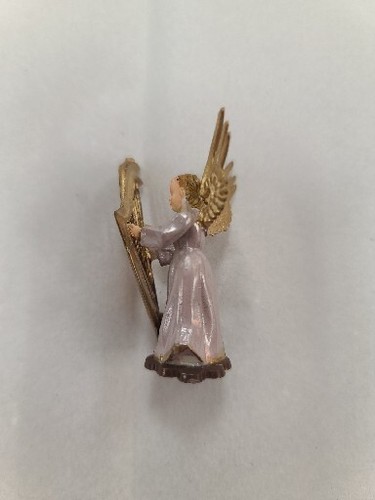 4 Vintage Art Plastic ANGEL FIGURINES w/ Musical Instruments Hong Kong ~ 1950ish - Picture 10 of 22