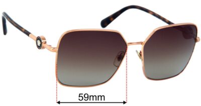 SFx Replacement Sunglass Lenses fits Versace MOD 2227 - 59mm Wide