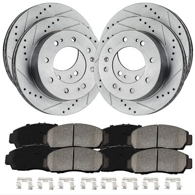 Full Brake Kit Rotors + Ceramic Pads forGMC Sierra 2500 HD 2001-2010