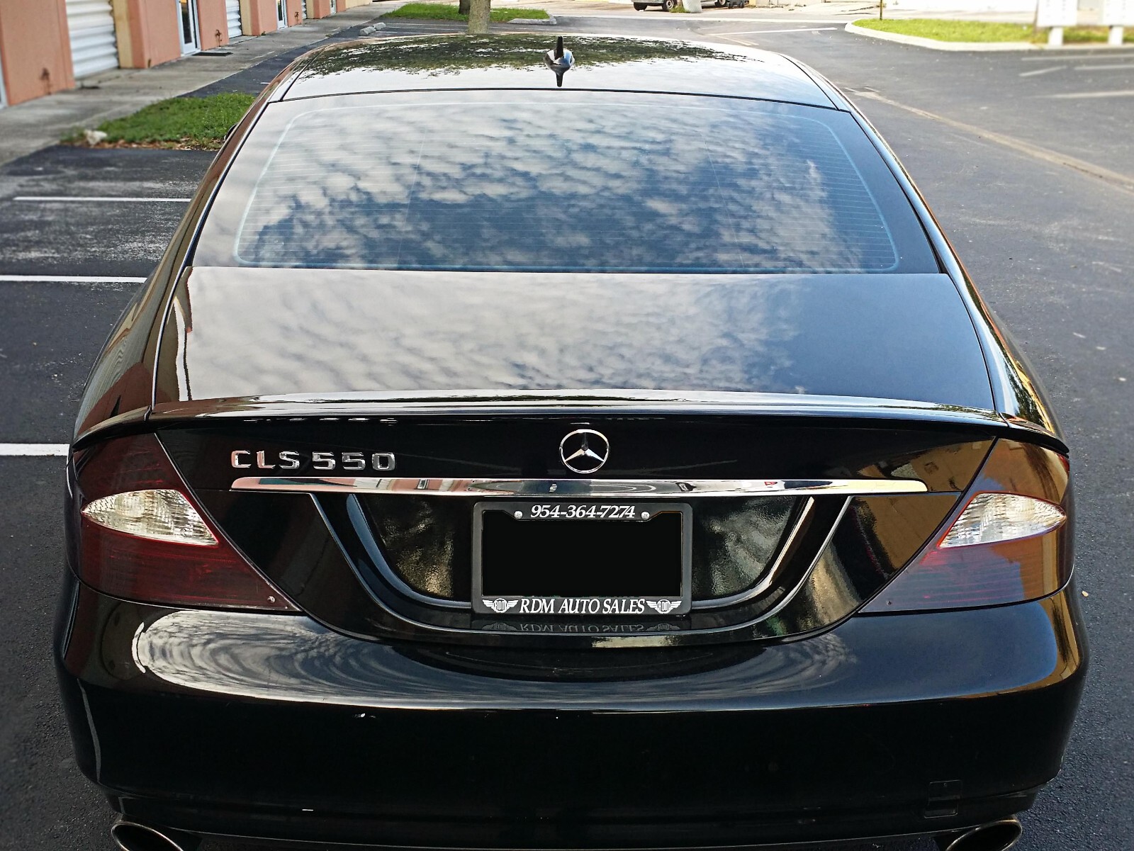 Mercedes CLS W219 2005-10 Brabus Style 3pcs Flush Mount Trunk Spoiler Made USA