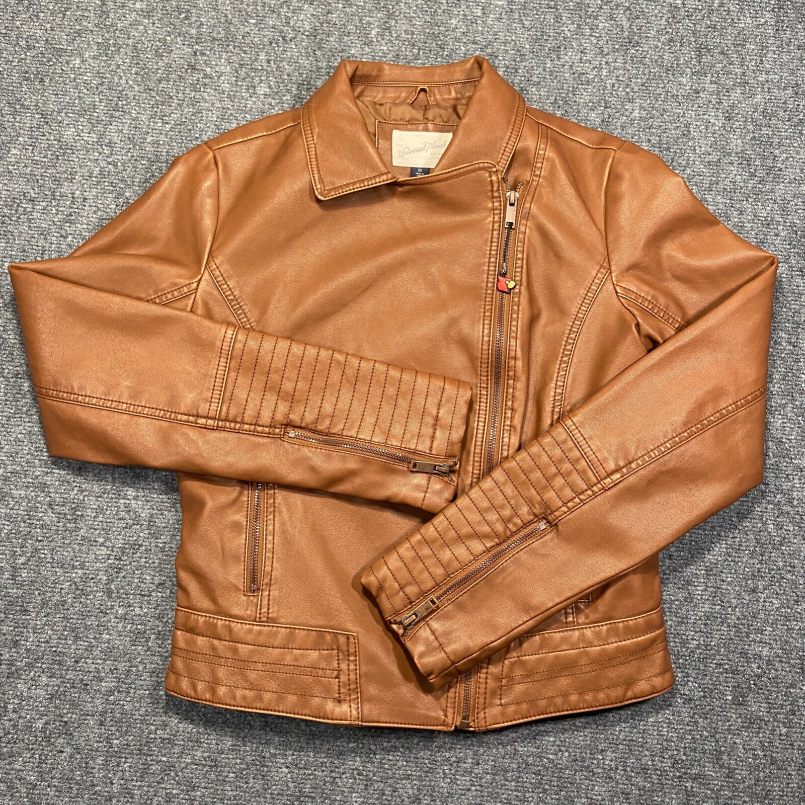 Universal Thread Jacket Womens Extra Small Brown … - image 1
