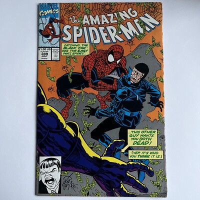 Marvel Comics The Amazing Spider-Man Comic Book #349 Vintage July 1991 VGC