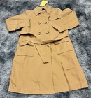 Denim & Co size Medium trench with pockets and belt