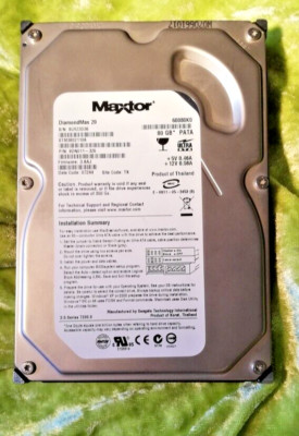 80GB IDE PATA HDD 3,5'' 8,89cm FESTPLATTE MAXTOR DIAMONDMAX 20 STM3802110A